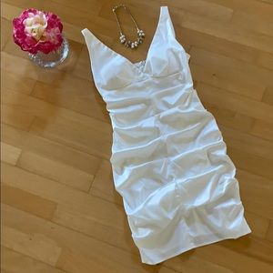 White Satin Party Dress NWT